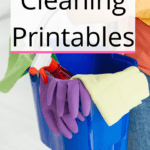 Are you struggling to keep your home clean and need some sort of checklist? I've got you covered with these cleaning printables that will help you transform your cleaning routines. #cleaning #printable #home