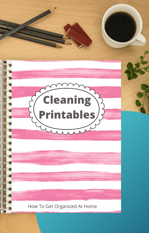 Cleaning printable pack designed to help you organize your cleaning schedule at home.
