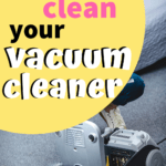 If you want your vacuum to work and to last then you must clean it at least monthly. Follow my tips and ideas on how to take care of your vacuum cleaner. #vacuum #vacuumcleaner #vacuuming