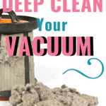 When your vacuum becomes dirty and not sucking up the dirt, it's time for a clean. Check out how to turn your dirty vacuum into a star performing vacuum again. #vacuum #vacuumcleaner #vacuuming
