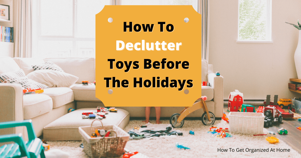 Decluttering toys store