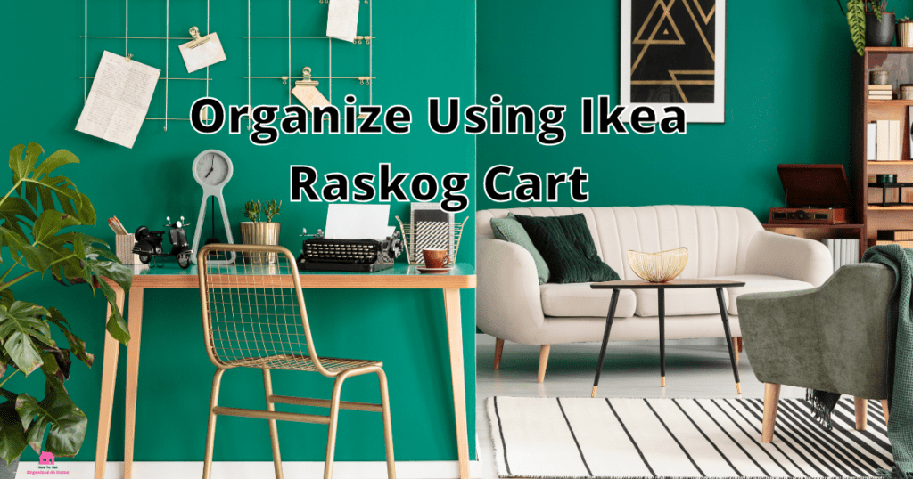 Organize Using Ikea Raskog Cart