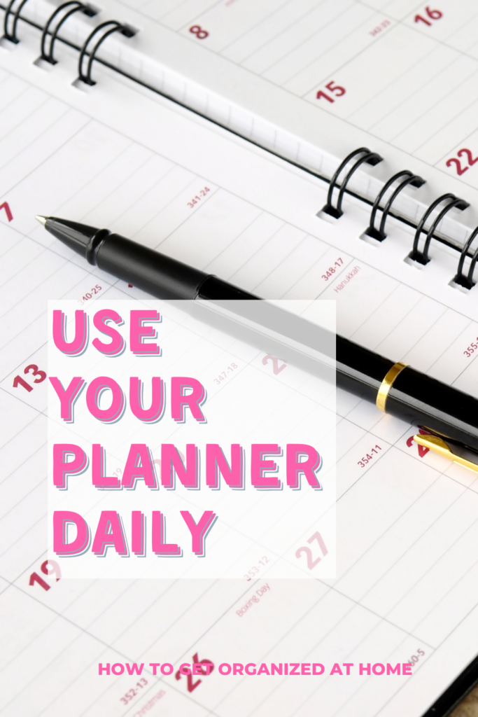 Success Comes From Using Your Planner