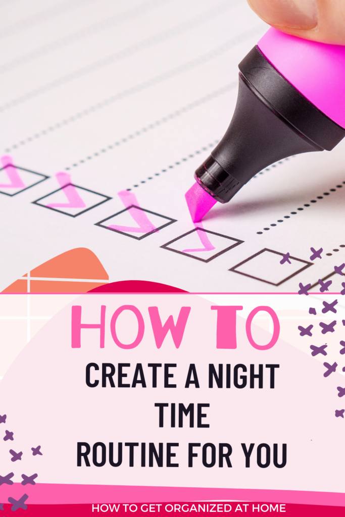 night time routine ideas