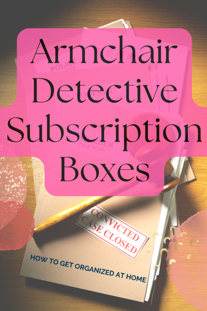 Murder Mystery Monthly Subscription Boxes