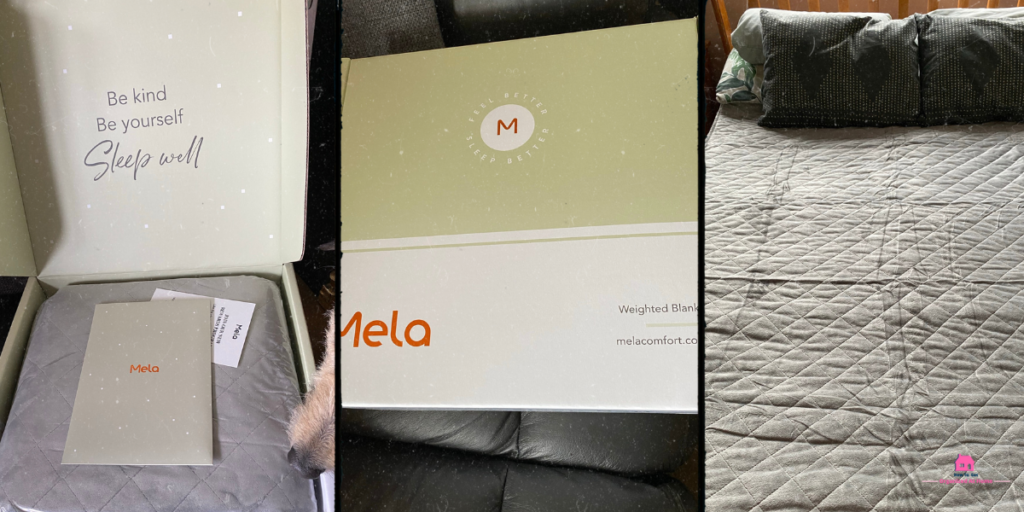 3 images of mela blanket