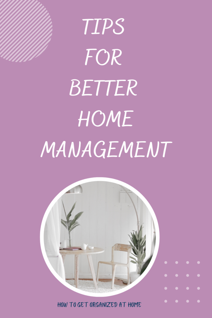 Get Your Home Management Up To Date