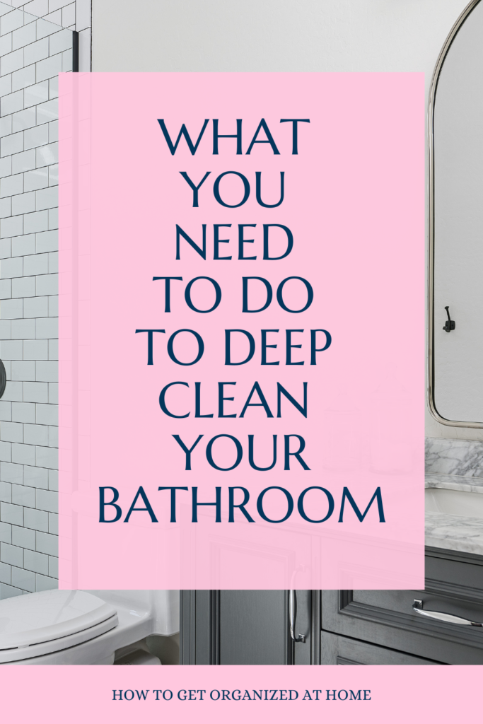 How Do You Keep Your Bathrooms Clean?