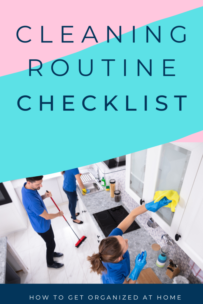 Cleaning Routine Checklist