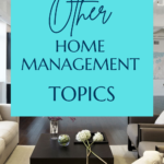 other home management topics