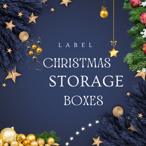 Organize Christmas Storage Boxes With Labels