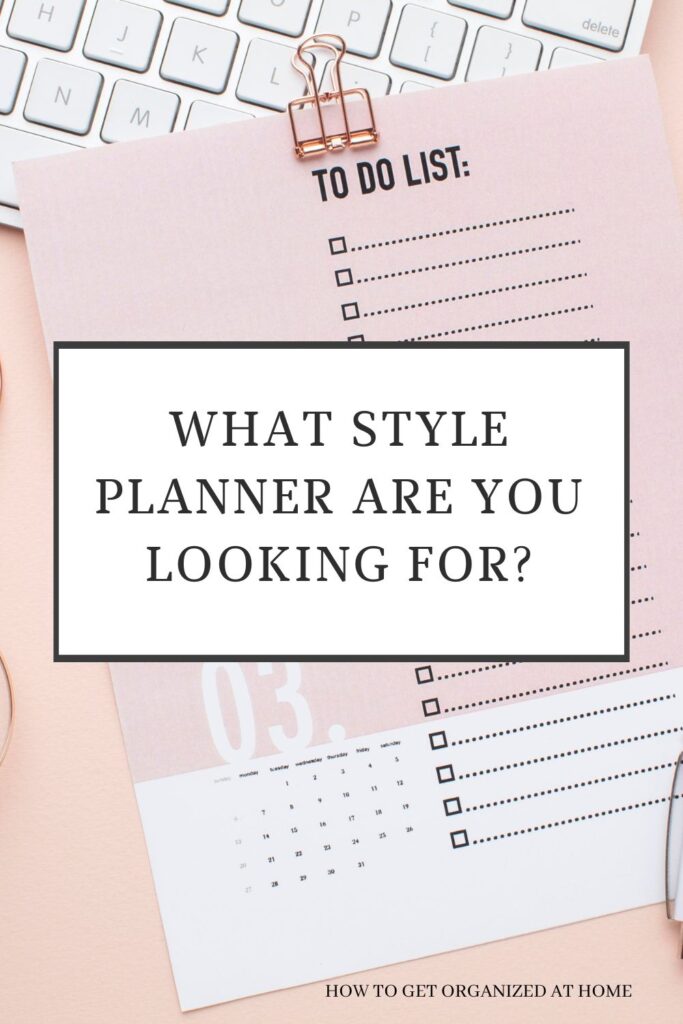 What Style Planner Are You Looking For?