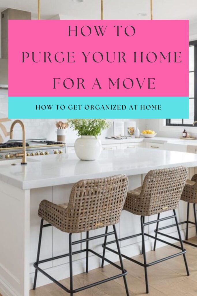 How To Purge Your Home For A Move