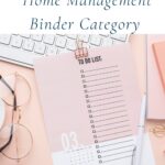 Home Maintenance: Home Management Binder Category