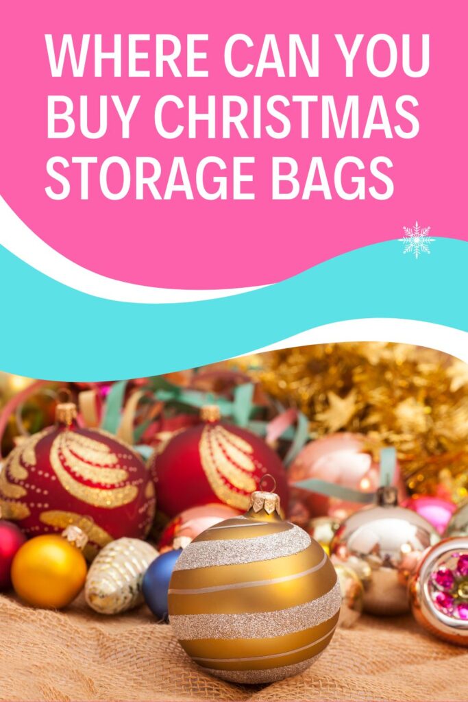 Where Can You Buy Christmas Storage Bags