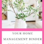 Your Home Management Binder For Your Family