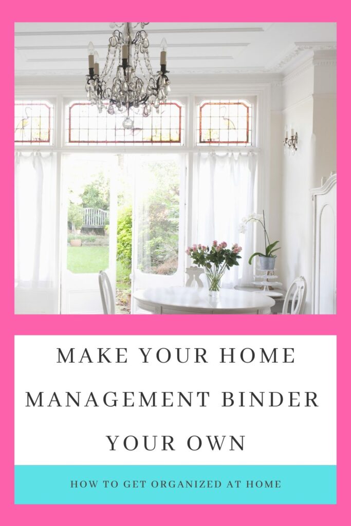 Make Your Home Management Binder Your Own