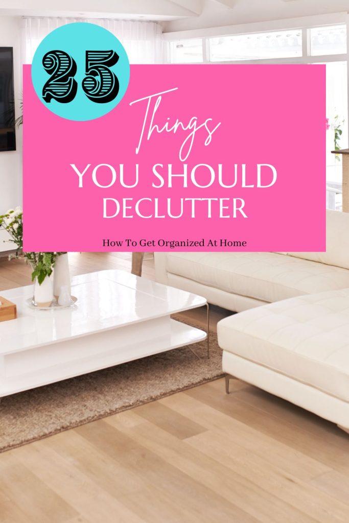 25 things to declutter