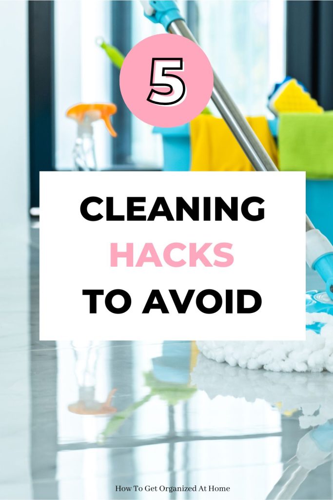 cleaning hacks to skip