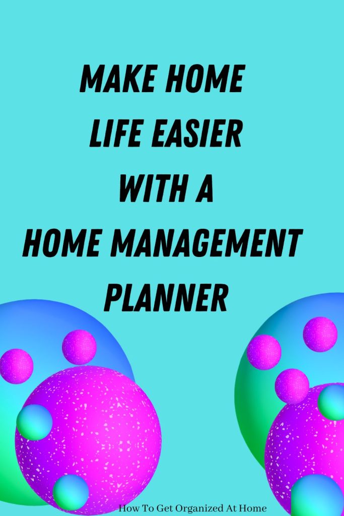 Make home life easier with a home management Planner