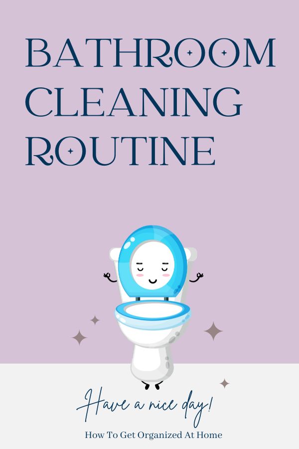 Bathrom Cleaning Routine