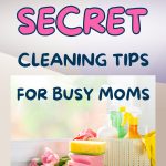 Grab my secret cleaning tips for busy moms