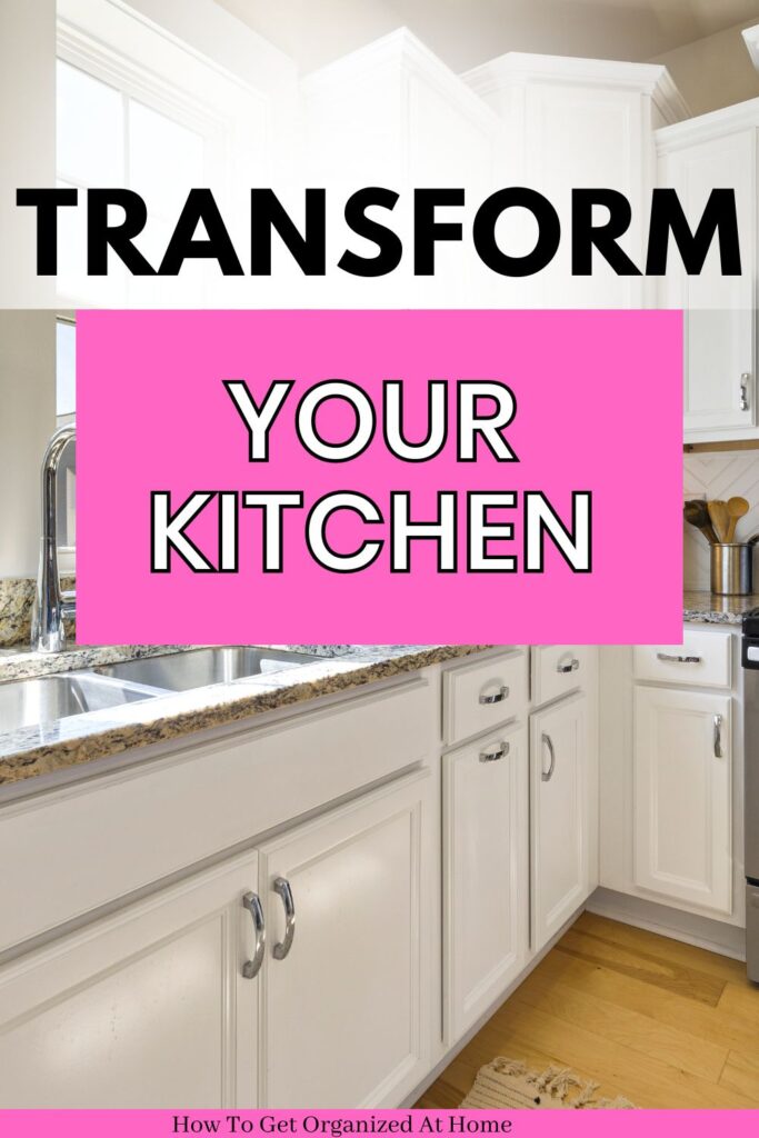 Do you need to organize your kitchen? Check out this detailed plan to completely reorganize your kitchen including every cupboard and drawer.