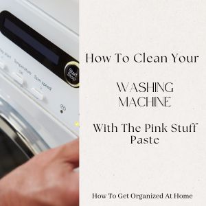 How To Clean Your Washing Machine With The Pink Stuff Paste