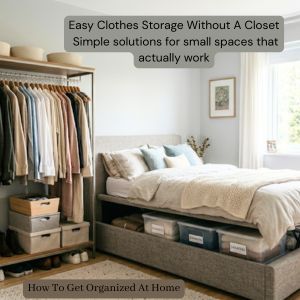 Easy Clothes Storage Without A Closet: Practical Ideas For Small Spaces